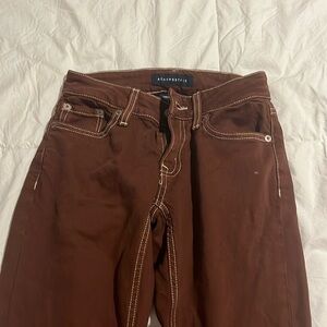 Brown Aeropostale Low rise Flare Jeans